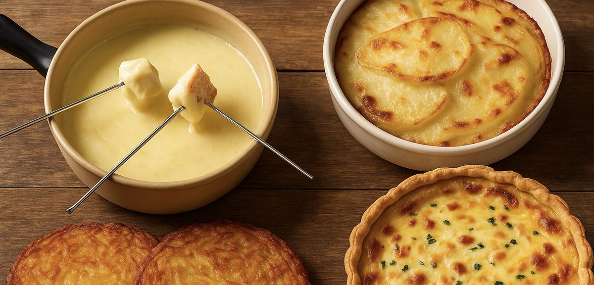 Aperçu des recettes de fromages et gratins