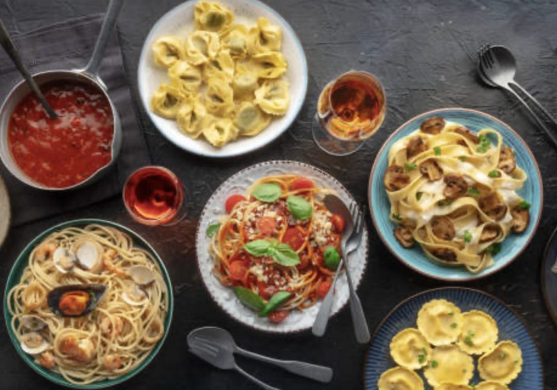 Aperçu des recettes de pâtes