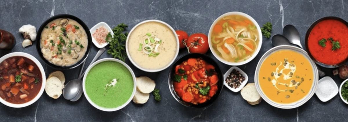 Aperçu des soupes et potages