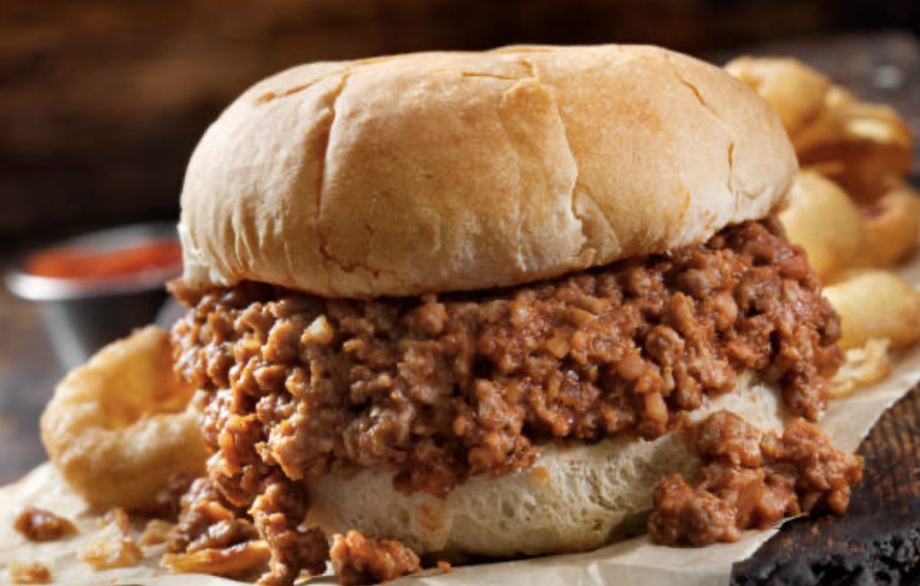 Pain à la viande style Sloppy Joe rempli de bœuf haché en sauce
