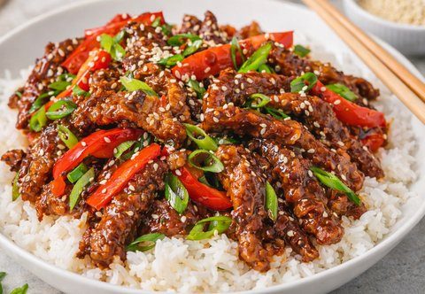 Bœuf croustillant asiatique