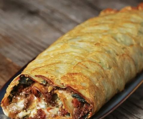 Gratin de pommes de terre roulé