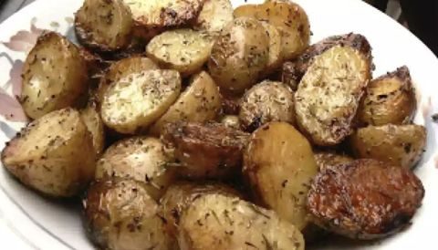 Pommes de terre grelots rôties aux fines herbes