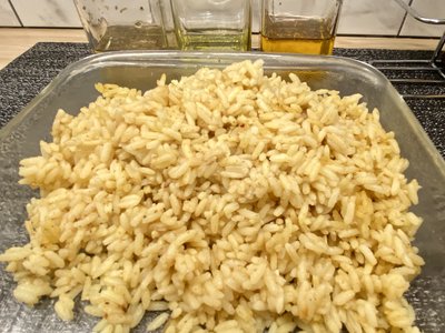 Riz doré façon maghrébin sans sel